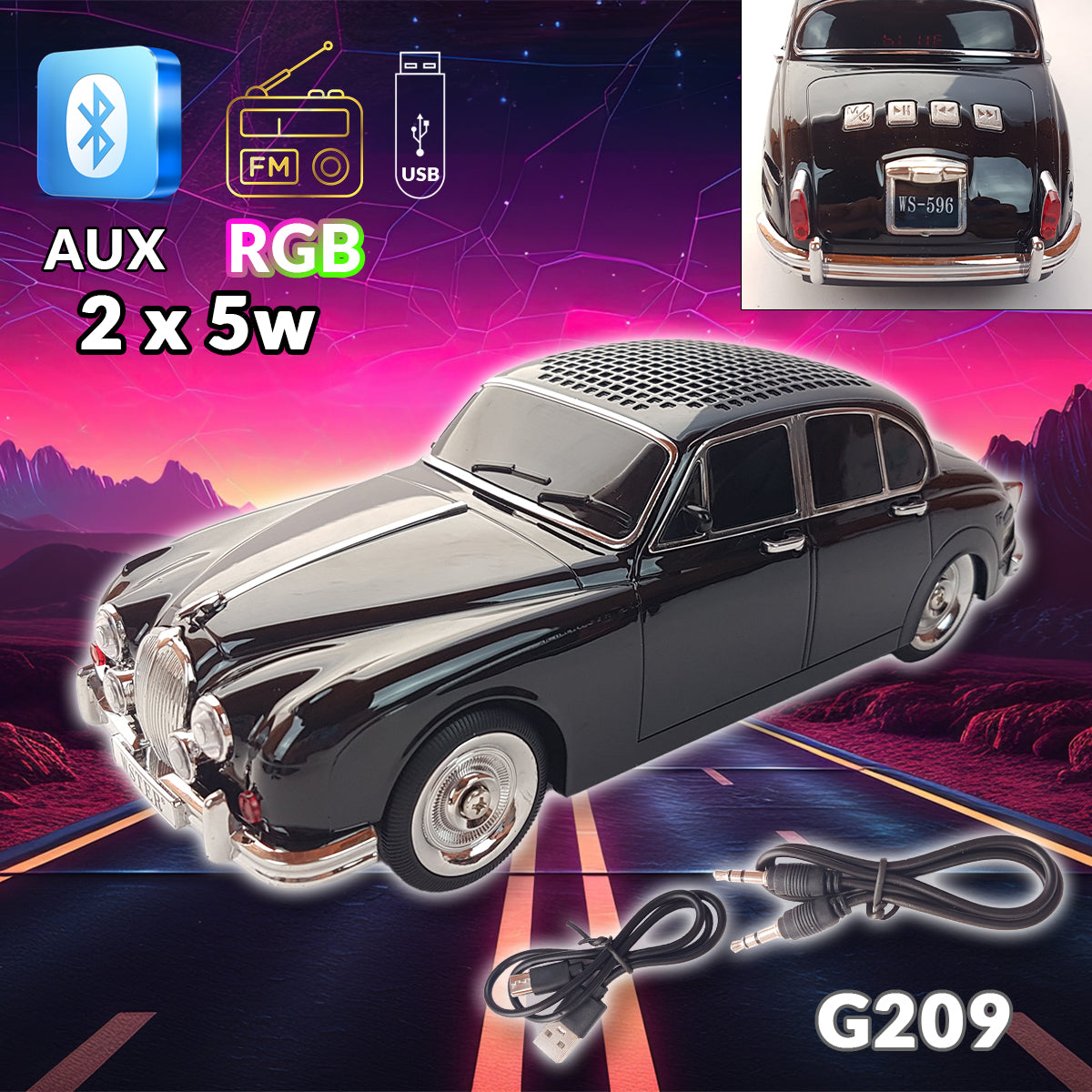 Bluetooth speaker Car G209