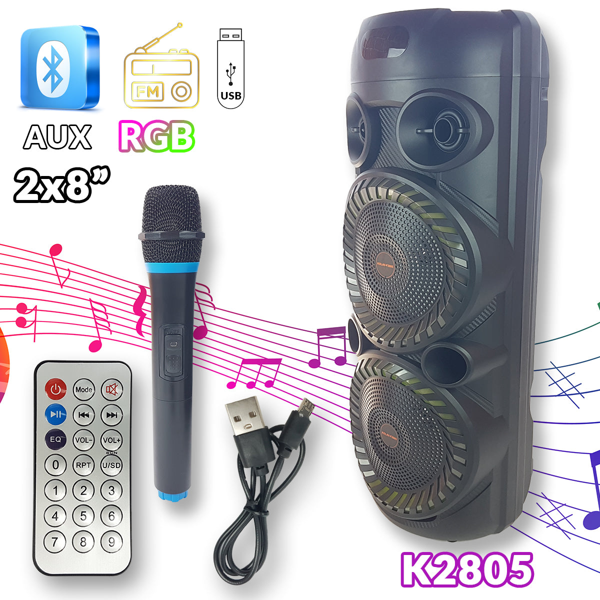 Karaoke Bluetooth speaker K2805