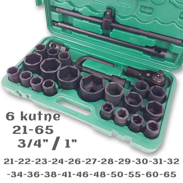 XXL kamionske gedore 26 dijelni set 21-65mm